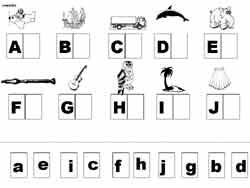 fiches gratuites sur l'alphabet