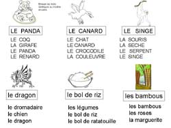 fiche pour reconnaitre des mots