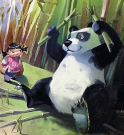 dessin du panda