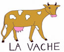 affiche de la vache