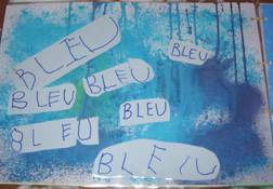 couleur bleue