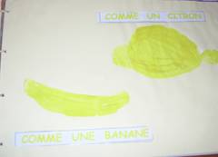 jaune comme une banane