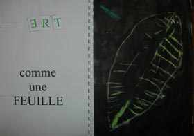 vert comme une feuille