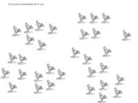 fiche de mathématiques pour regrouper des coqs par 5