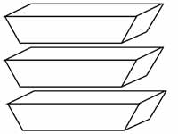 fiche  avec des auges à découper