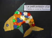 couverture sur fond noir du petit poisson d'or