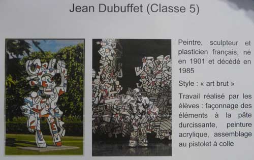 sculpture de dubuffet