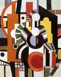 tableau de machine de Fernand Leger