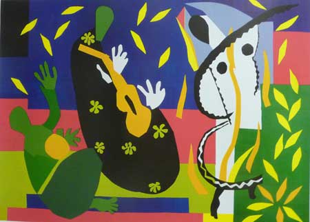 tableau de Matisse la tristesse d'un roi