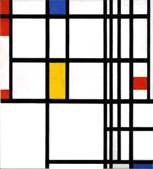 tableau de Mondrian