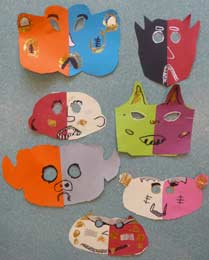 masques en papier