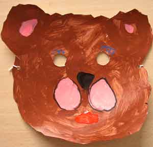 masque d'ours