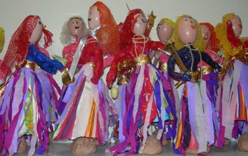 marionnettes représentant des fées