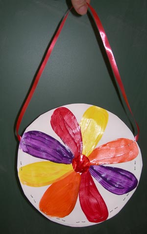 petit sac rond avec une fleur