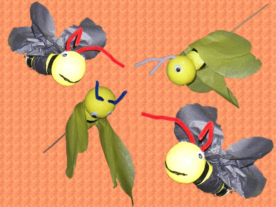 mobile d'abeilles