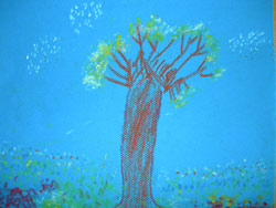 arbre aux pastels