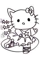 coloriage de hello kitty