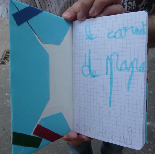 carnet en papier