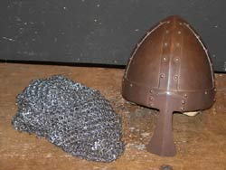 casque et cote de maille