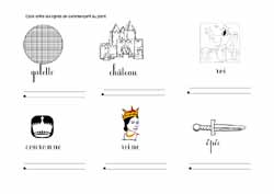 fiches d'écriture cursive sur le thème de l'épiphanie