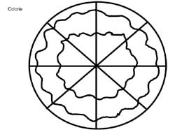 fiche de coloriage de galette