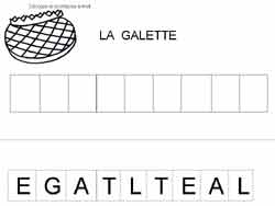 fiche de lecture sur la galette