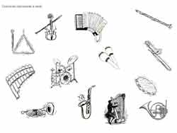 fiche pour distinguer un type d'instrument