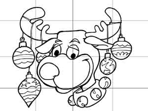  puzzle de renne
