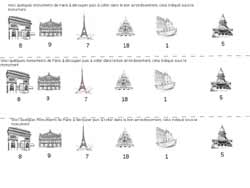 fiche sur les monuments de Paris