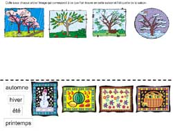 fiche sur les saisons