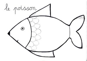 poisson à décorer