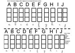 fiches pour écrire des lettres en cursive