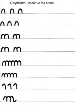 Fiche maternelle moyenne section graphisme