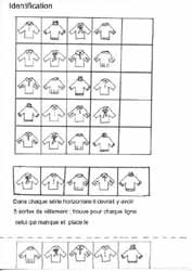 fiche pour retrouver un vêtement manquant