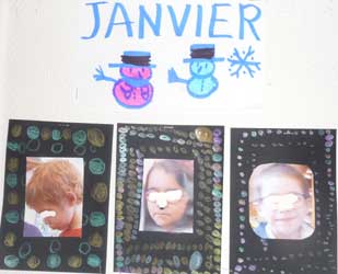 portraits des enfants qui ont leur anniversaire en janvier