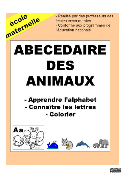 fichier abécédaire des animaux