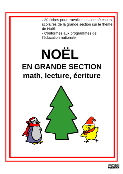 fichier sur Noël pour la grande section