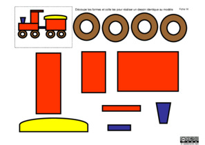 fichier logique et mathématiques avec des formes géométriques